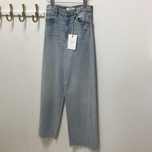 Women's Light Blue hidden Logan high rise dad Jeans